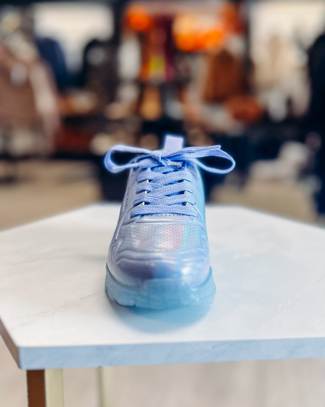 Skechers: Uno Ice Prism Luxe Sneakers - The Vogue Boutique