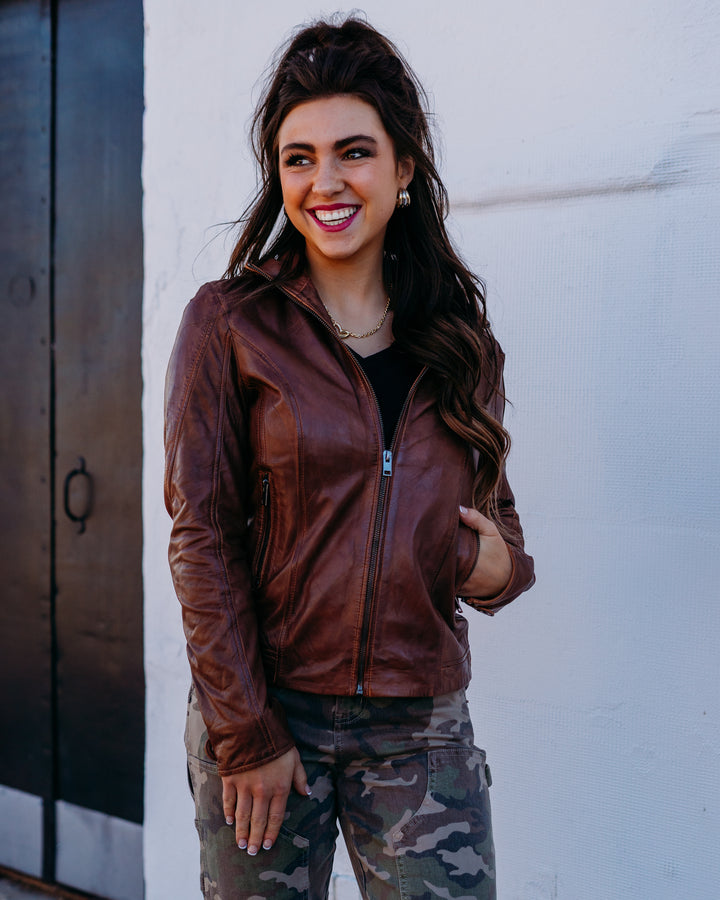 Mauritius: Jolah Jacket In Whiskey - The Vogue Boutique