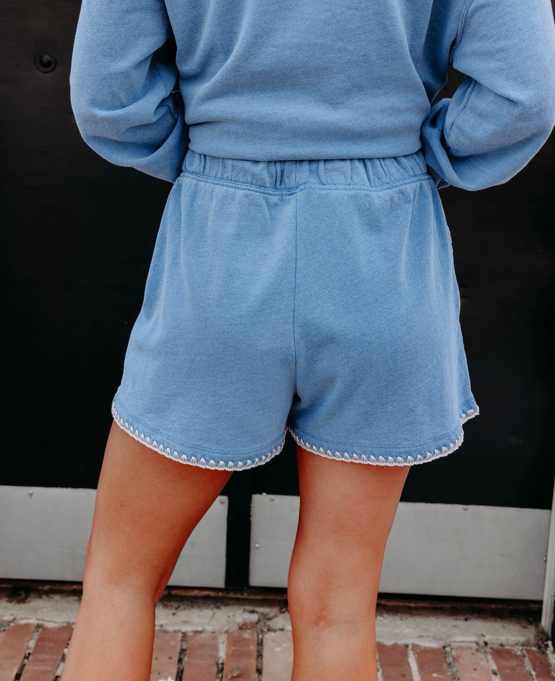 Z Supply: Hunter Whipstitch Denim Short in Santorini Indigo (ZS263235)
