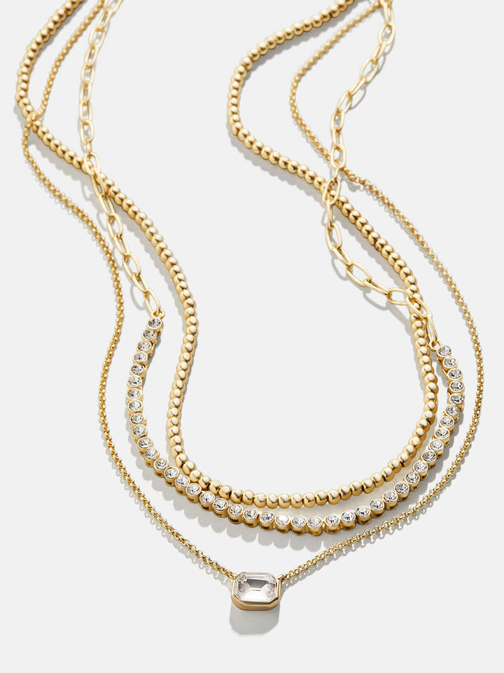 Baublebar: Kenna Layered Necklace in Clear/Gold (87412)