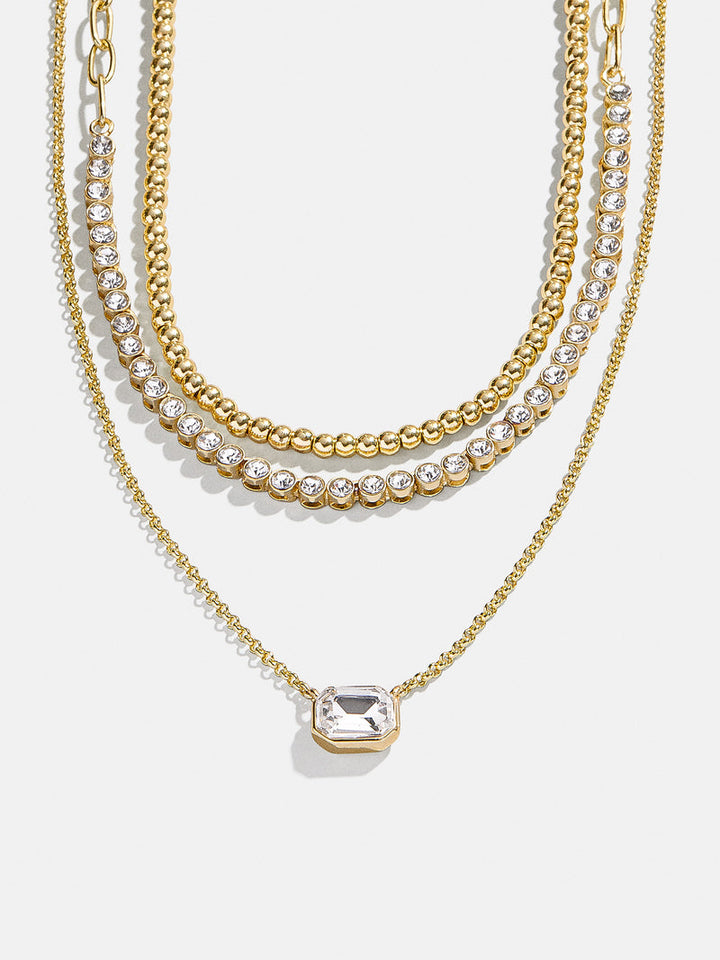 Baublebar: Kenna Layered Necklace in Clear/Gold (87412)
