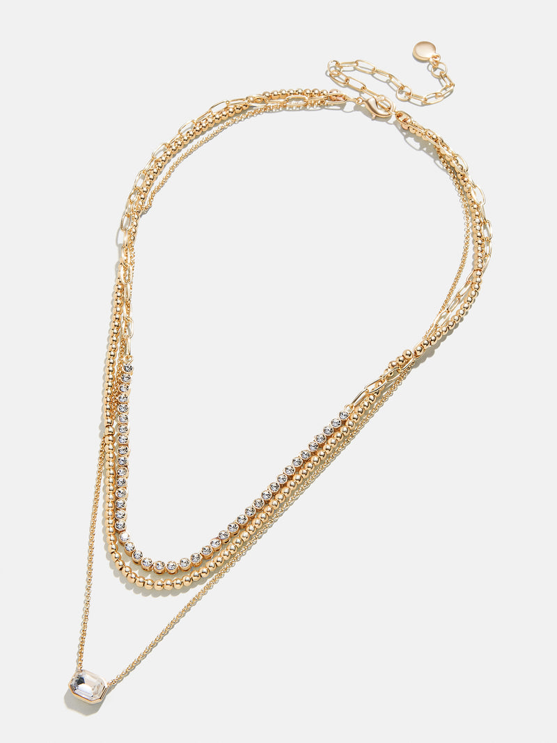 Baublebar: Kenna Layered Necklace in Clear/Gold (87412)