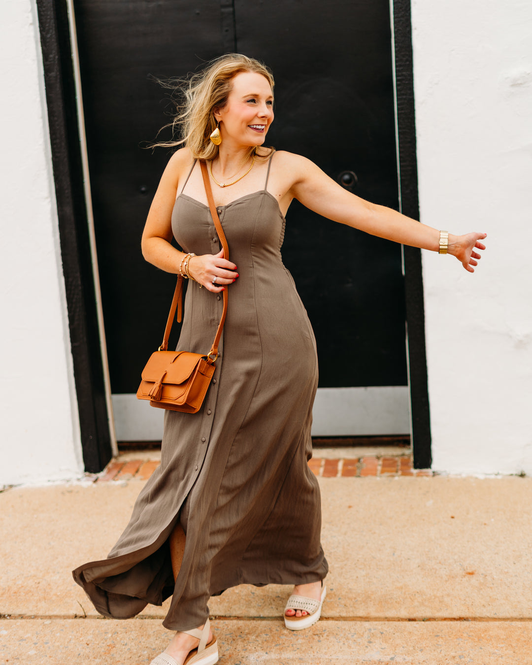 Z Supply: Angel Eyes Midi Dress in Tiki - The Vogue Boutique