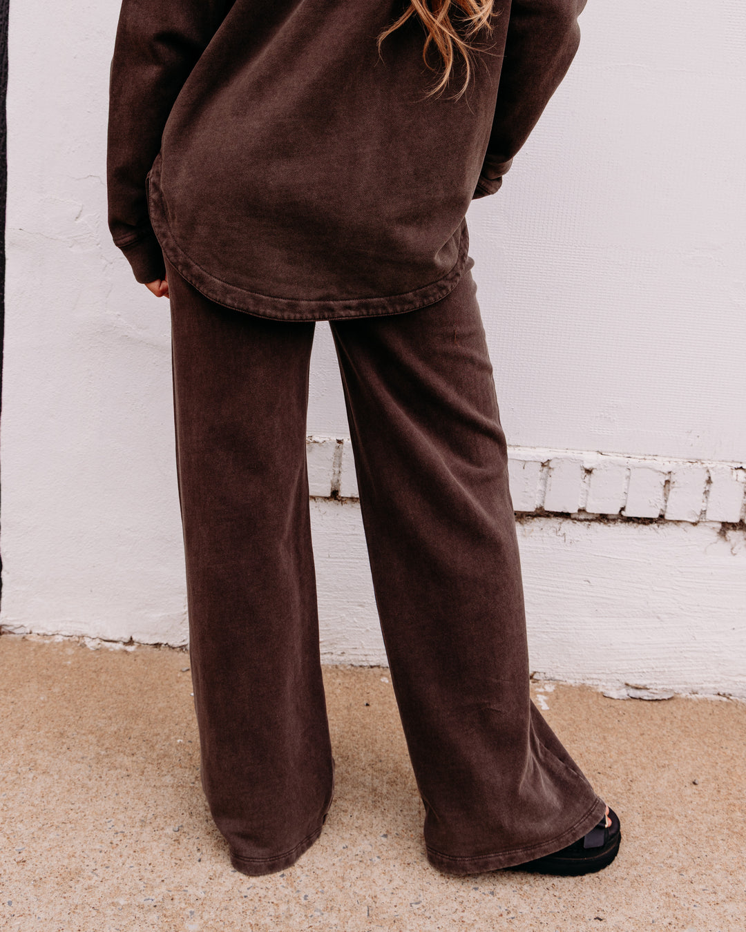 Z Supply: Hunter Knit Pant in Dark Chocolate