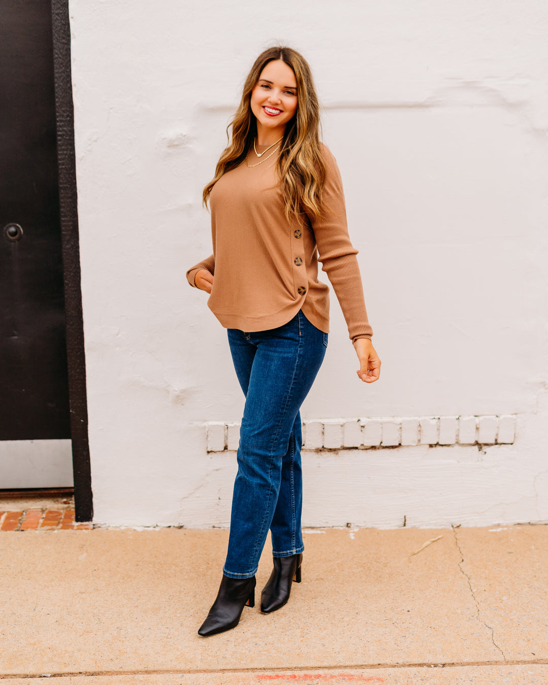 Spanx: SPANXsculpt™ ReDefine Slim Straight Jeans in Medium Indigo - The Vogue Boutique