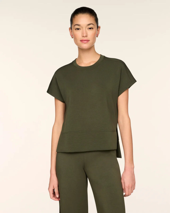 Spanx: Airessentials Crewneck Tee in Monstera (22796R)