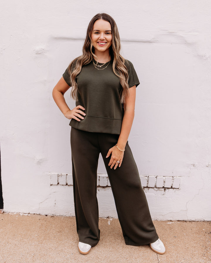 Spanx: Airessentials Crewneck Tee in Monstera (22796R)