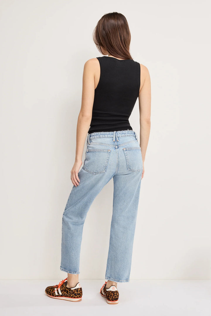 Good American: Vintage Straight in Indigo1389 (VMS062)