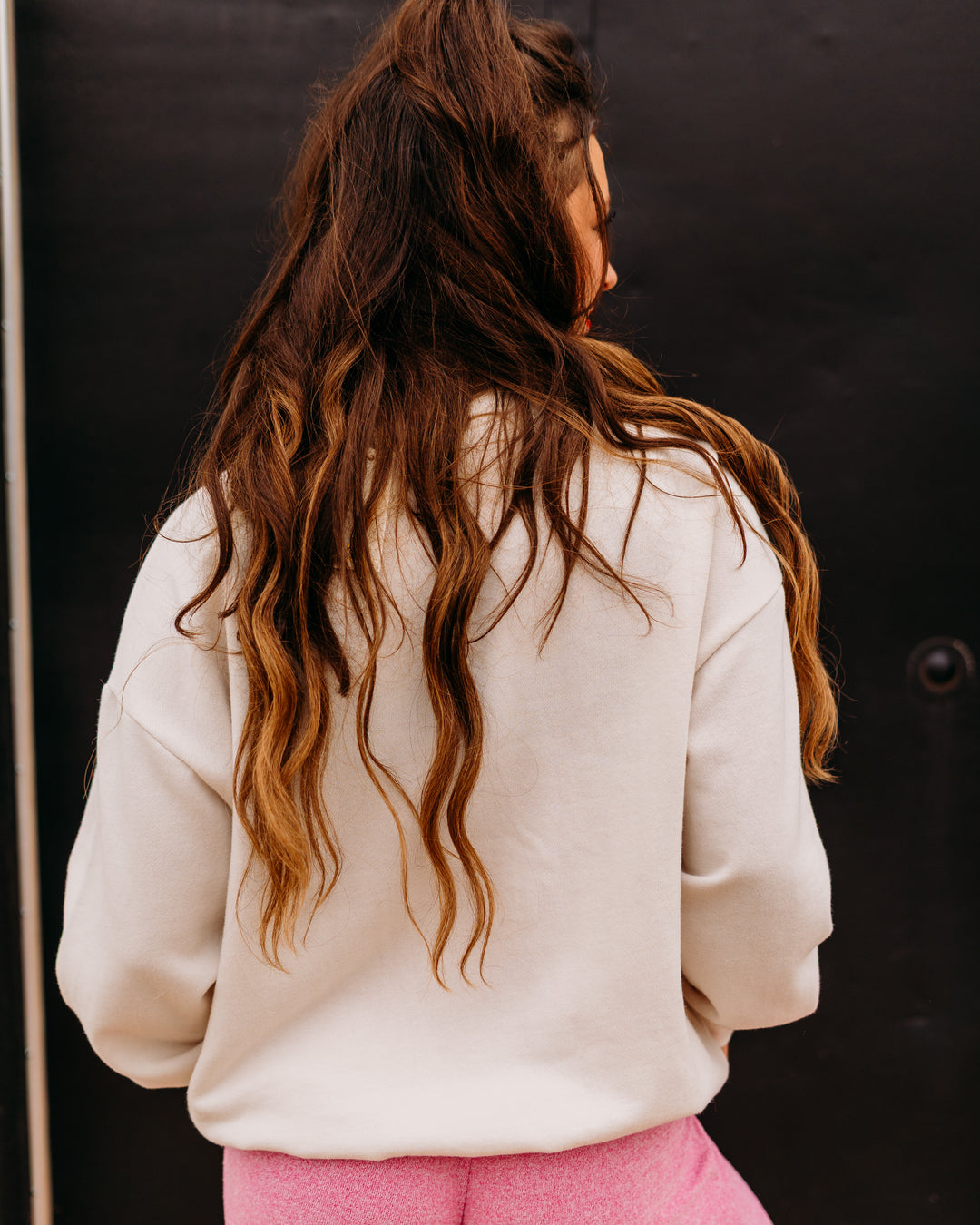 Z Supply: Oversized Love Sweatshirt in Vanilla Ice - The Vogue Boutique