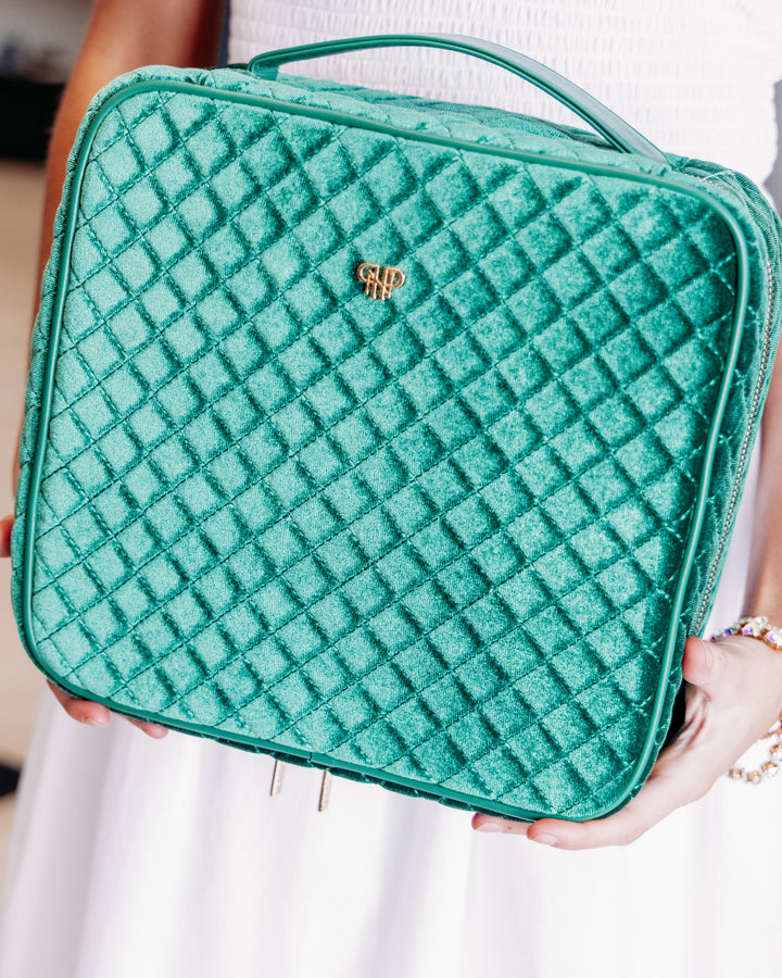 PurseN: Mini Diva Case in Emerald Velvet