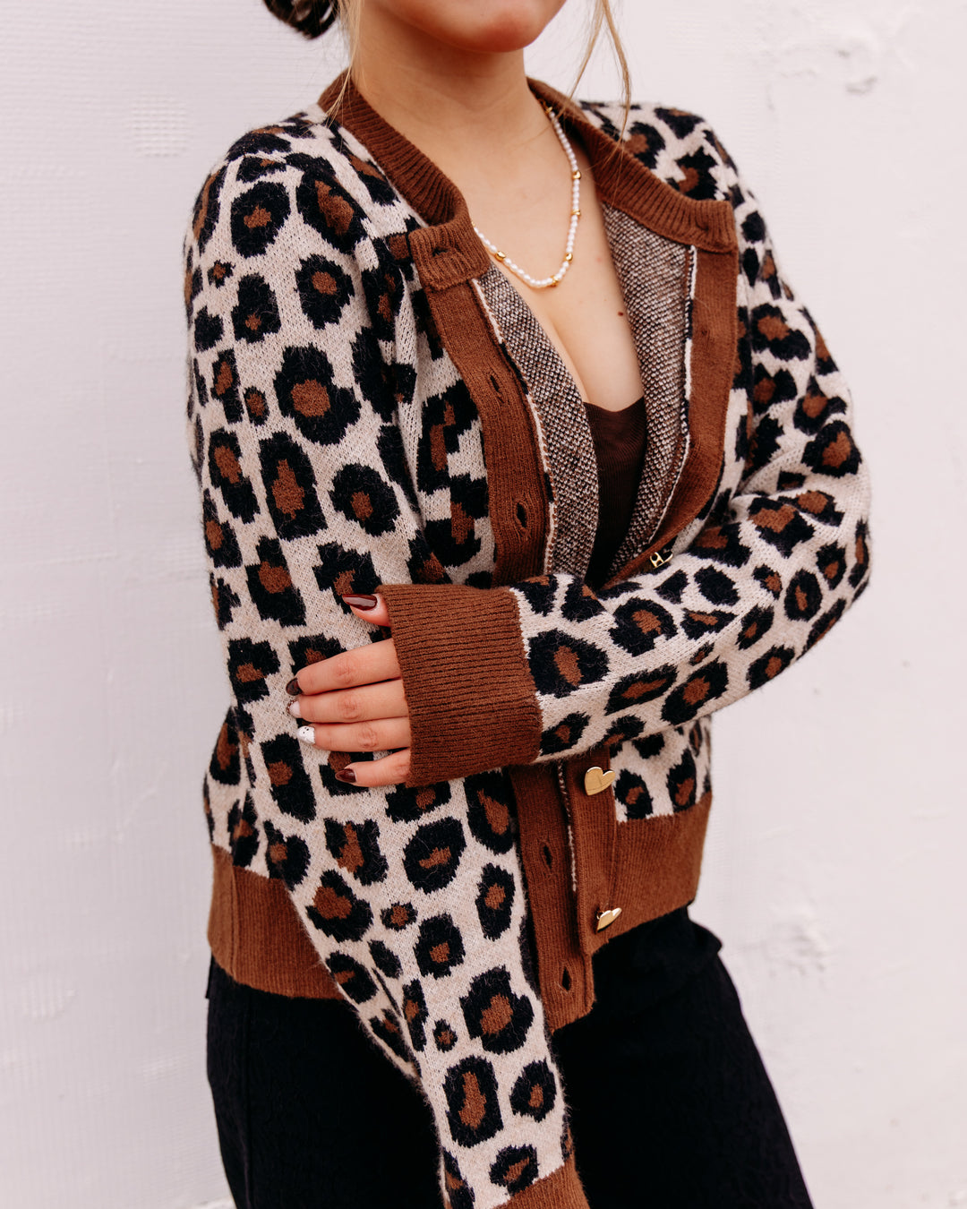 Velvet Heart: Aylin in Brown Leopard Brown (SOL-4884)