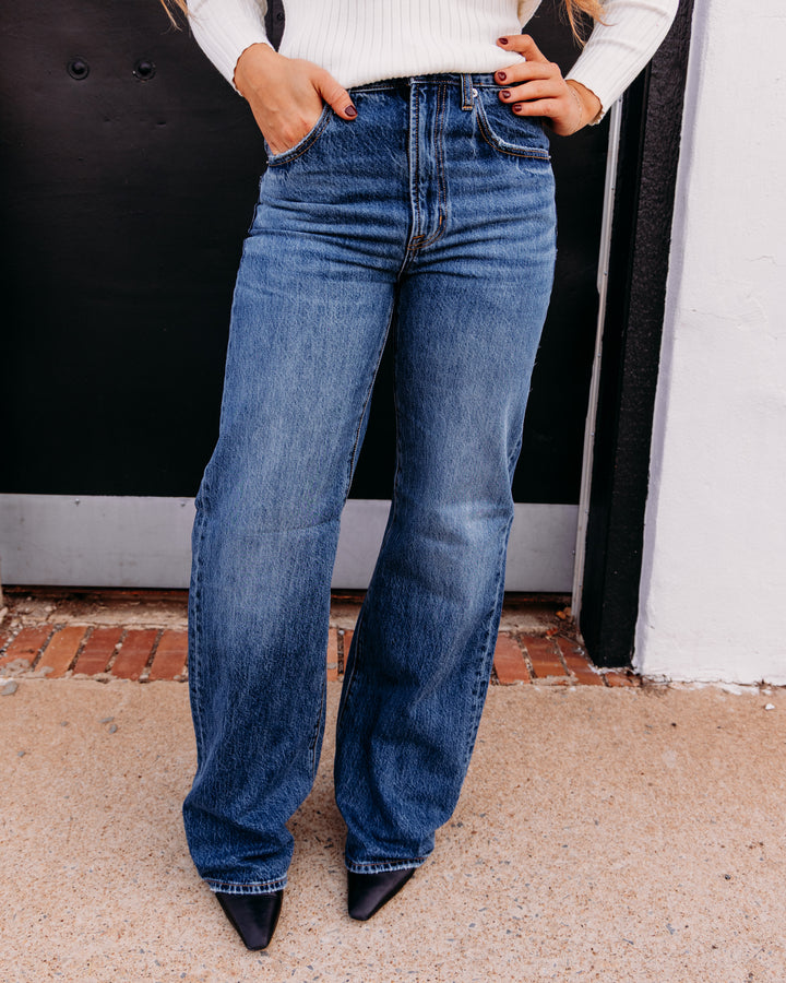 Pistola: Larsen Relaxed Flare in Daring Darng (P00016650)