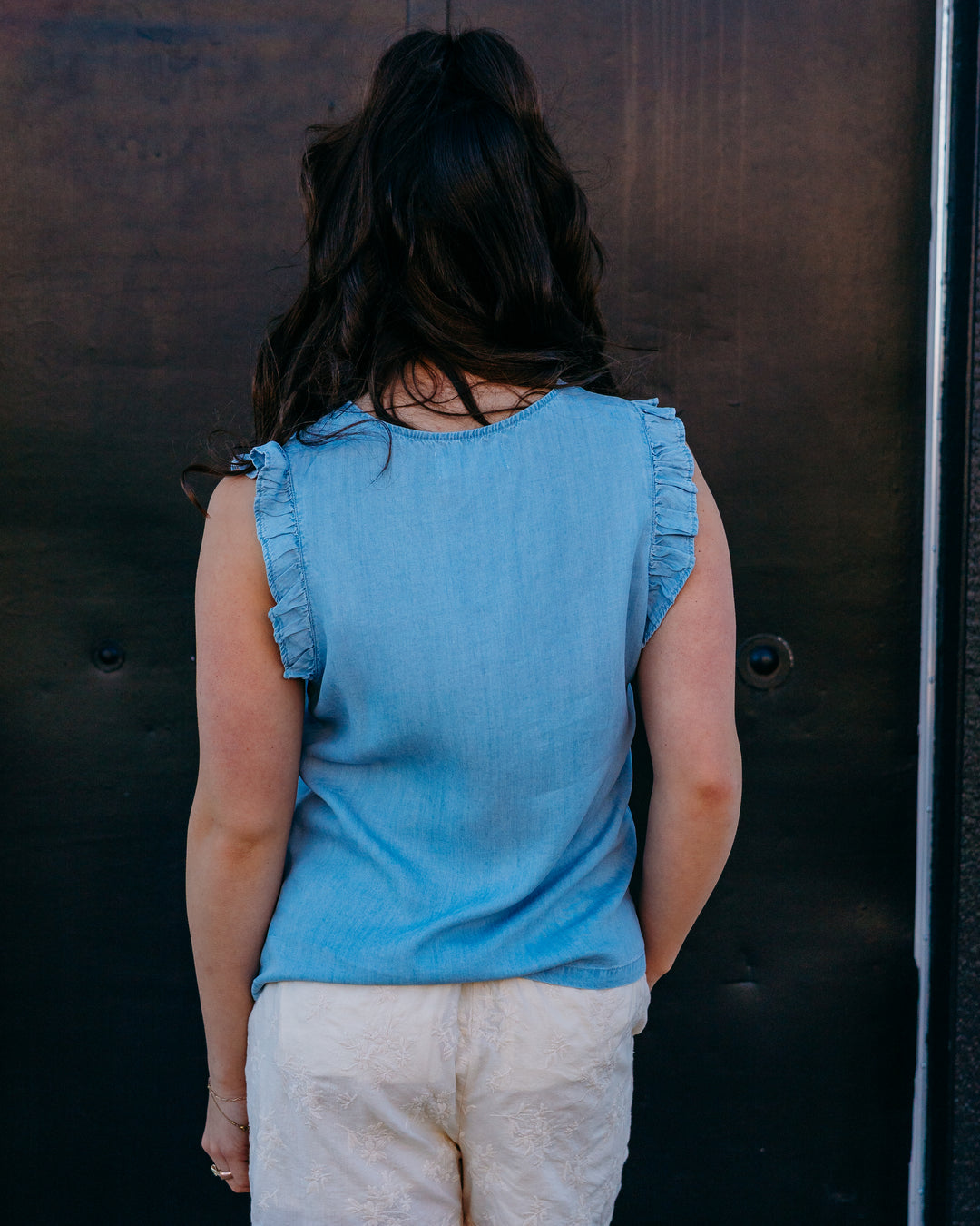 Dear John: Nicola Top in Carolina Blue - The Vogue Boutique