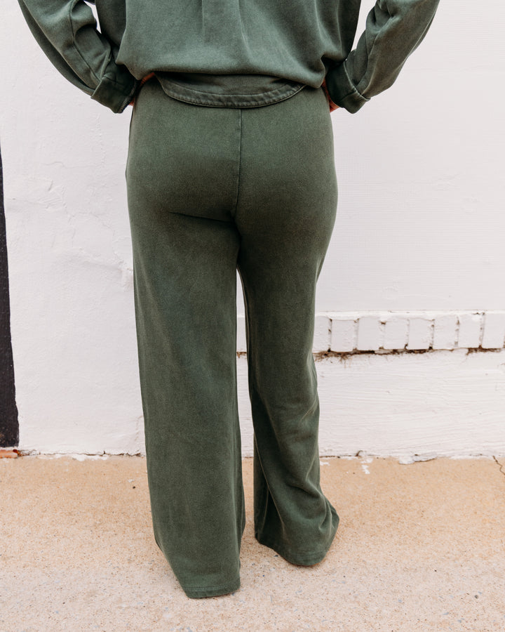 Z Supply: Hunter Knit Pant in Classic Olive (ZP253872S)