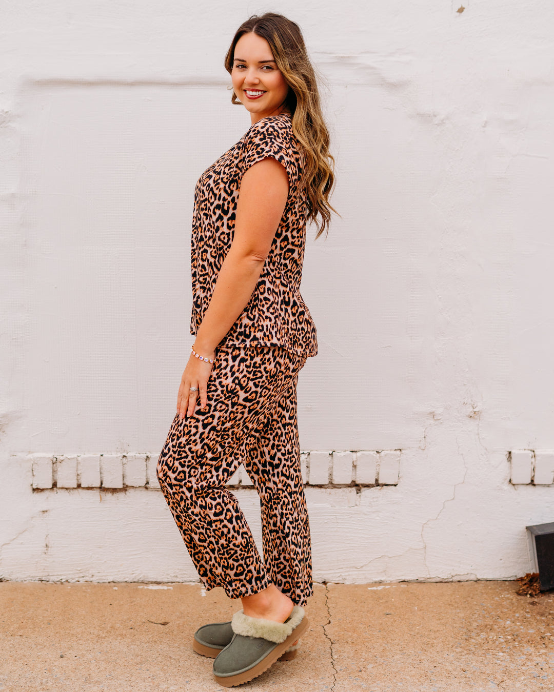 Johnny Was: The Bobbie Crop Set in Leopard - The Vogue Boutique