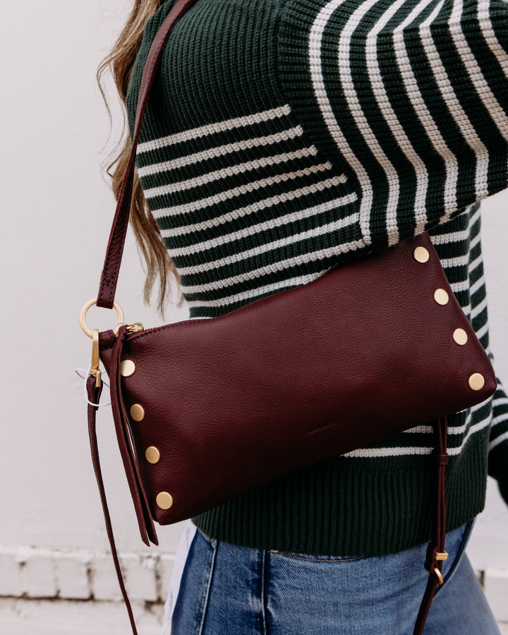 Hammitt: Kyle Handbag in Cherrywood Pebble