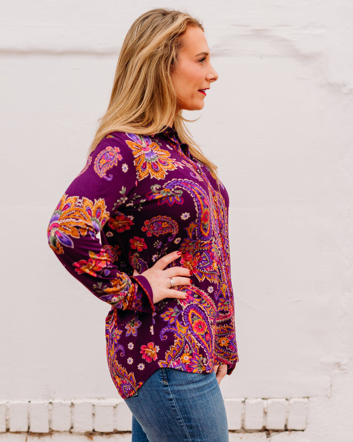 Johnny Was: The Janie Favorite Button Front Shirt in Domitila - The Vogue Boutique
