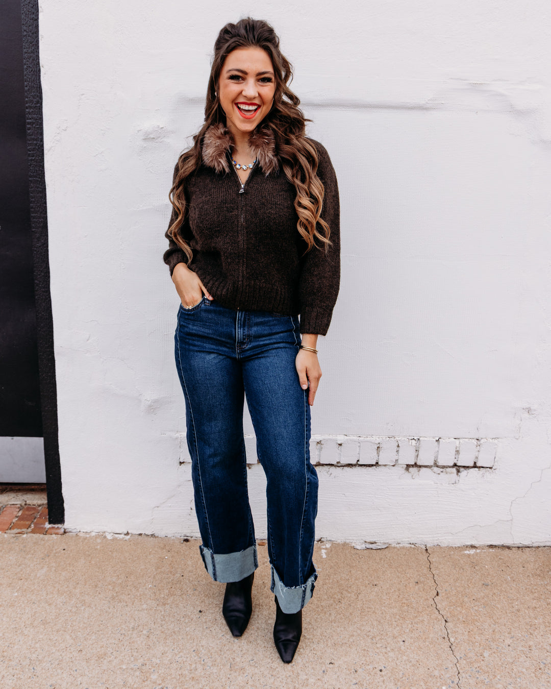 Steve Madden: Odessa Sweater in Dark Espresso (SC11470)