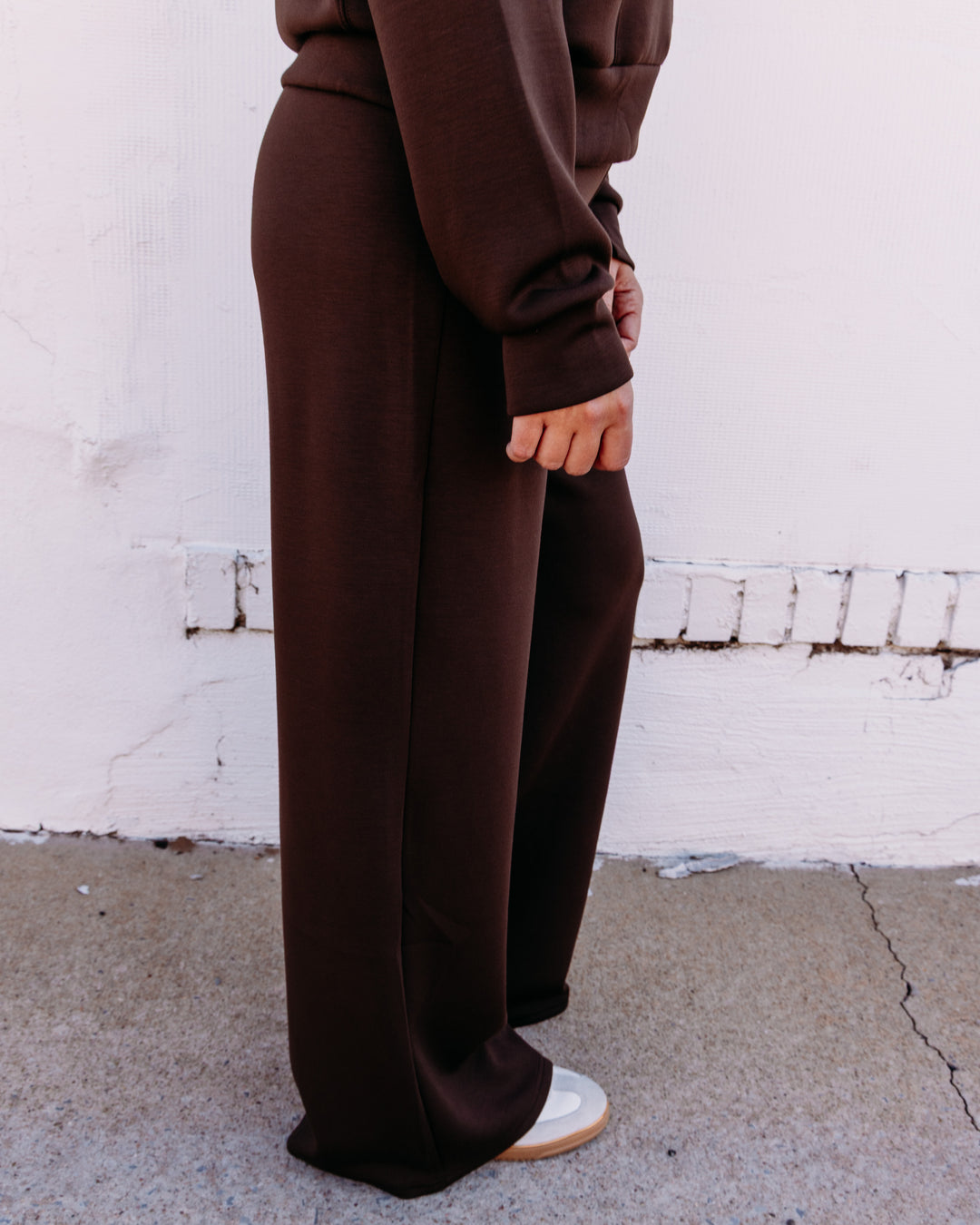 Spanx: Airessentials Wide Leg Pant in Umber Root