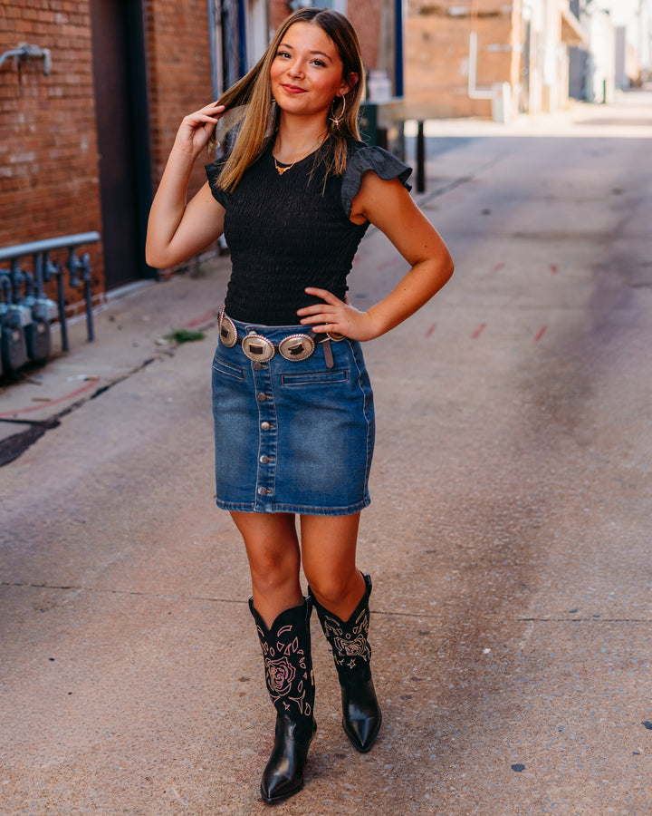 Jessica Simpson: Zodra Boot in Black - The Vogue Boutique