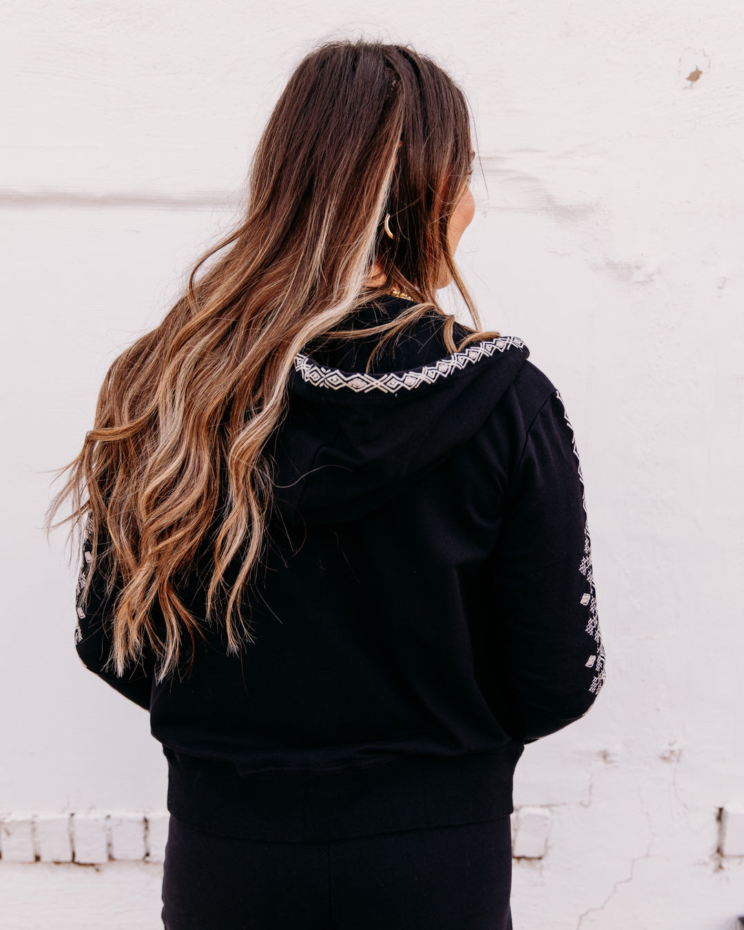 Johnny Was: Modern Zip Up Sweatshirt in Tamira