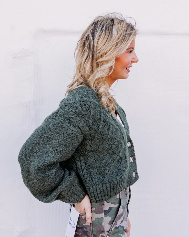 Billabong: August Cardigan in Canteen (BL000943W)