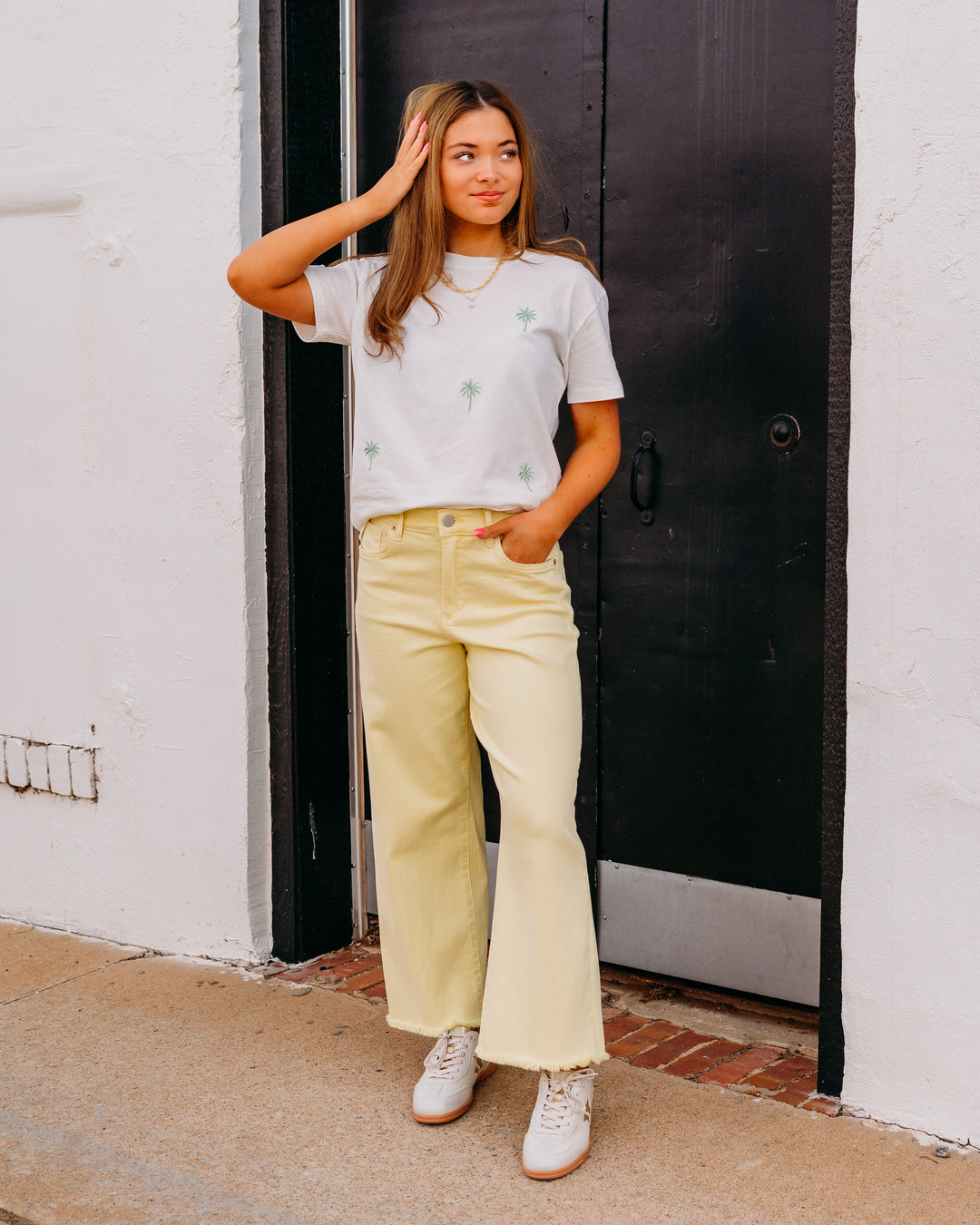 Dear John: Holly Straight Leg Jeans in Wax Yellow - The Vogue Boutique
