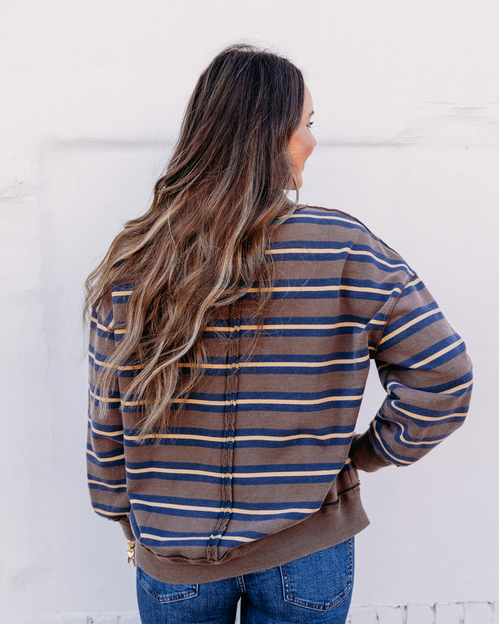 Free People: PALM SPRING STRIPED in Army Combo (FP-OB2391270-3352)
