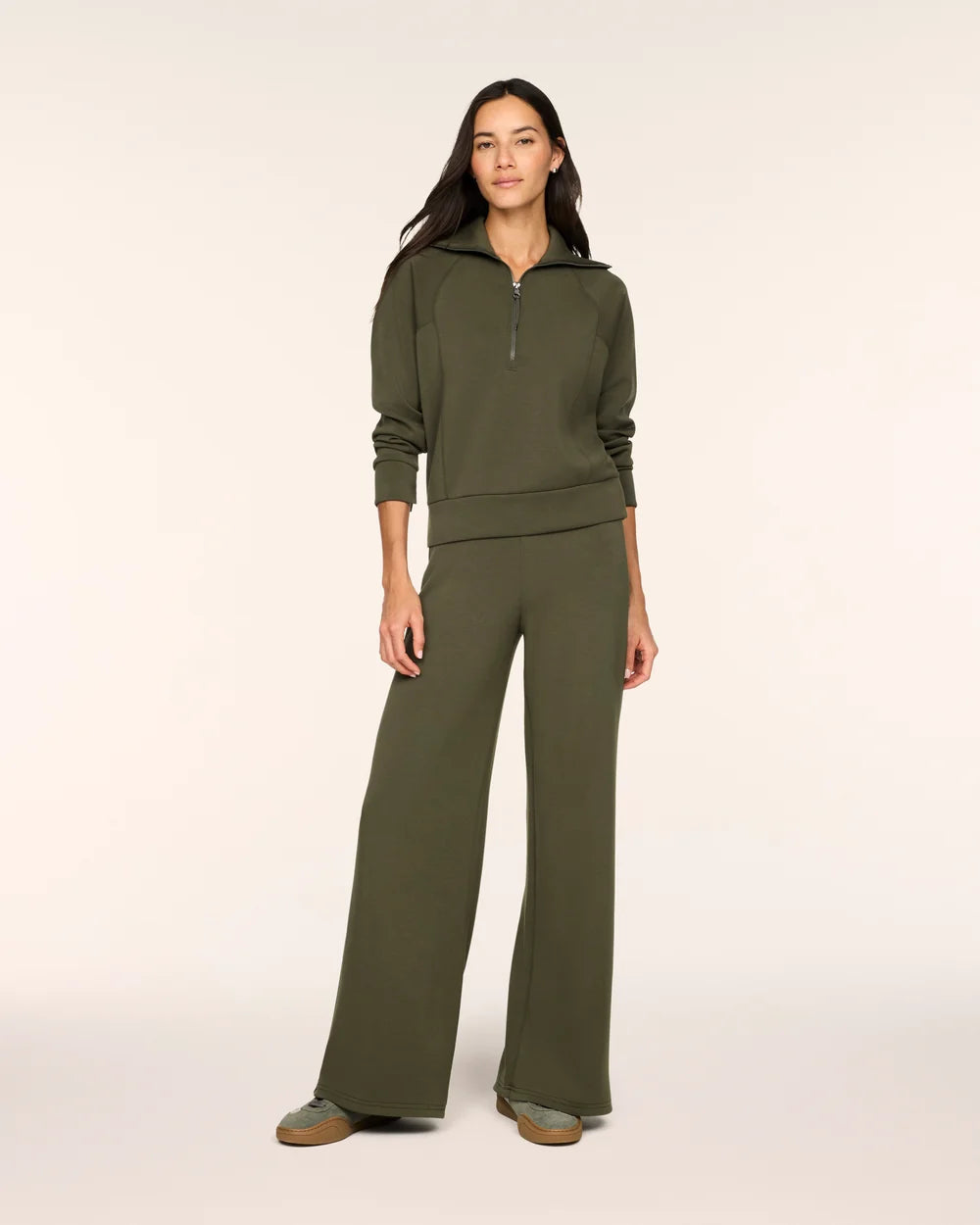 Spanx: Airessentials Wide Leg Pant in Monstera (50239R)