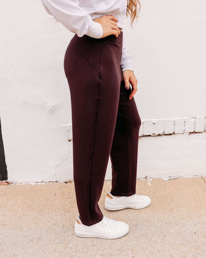 Spanx: AIRESSENTIALS® SLIM STRAIGHT PANT in Truffle Brown (21793R)