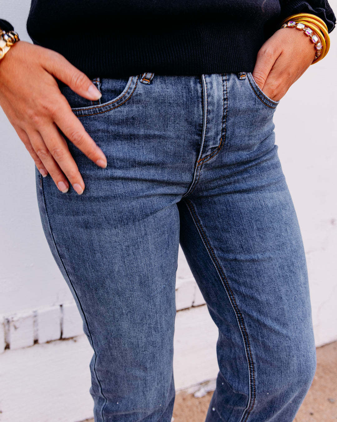 French Dressing: Olivia Straight Leg in Medium Wash (2062779)