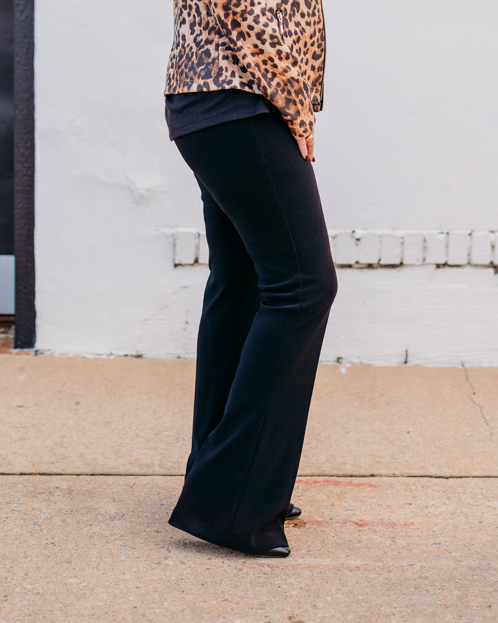 Joseph Ribkoff:Classic Flared Pant in Black 163099NOS - The Vogue Boutique