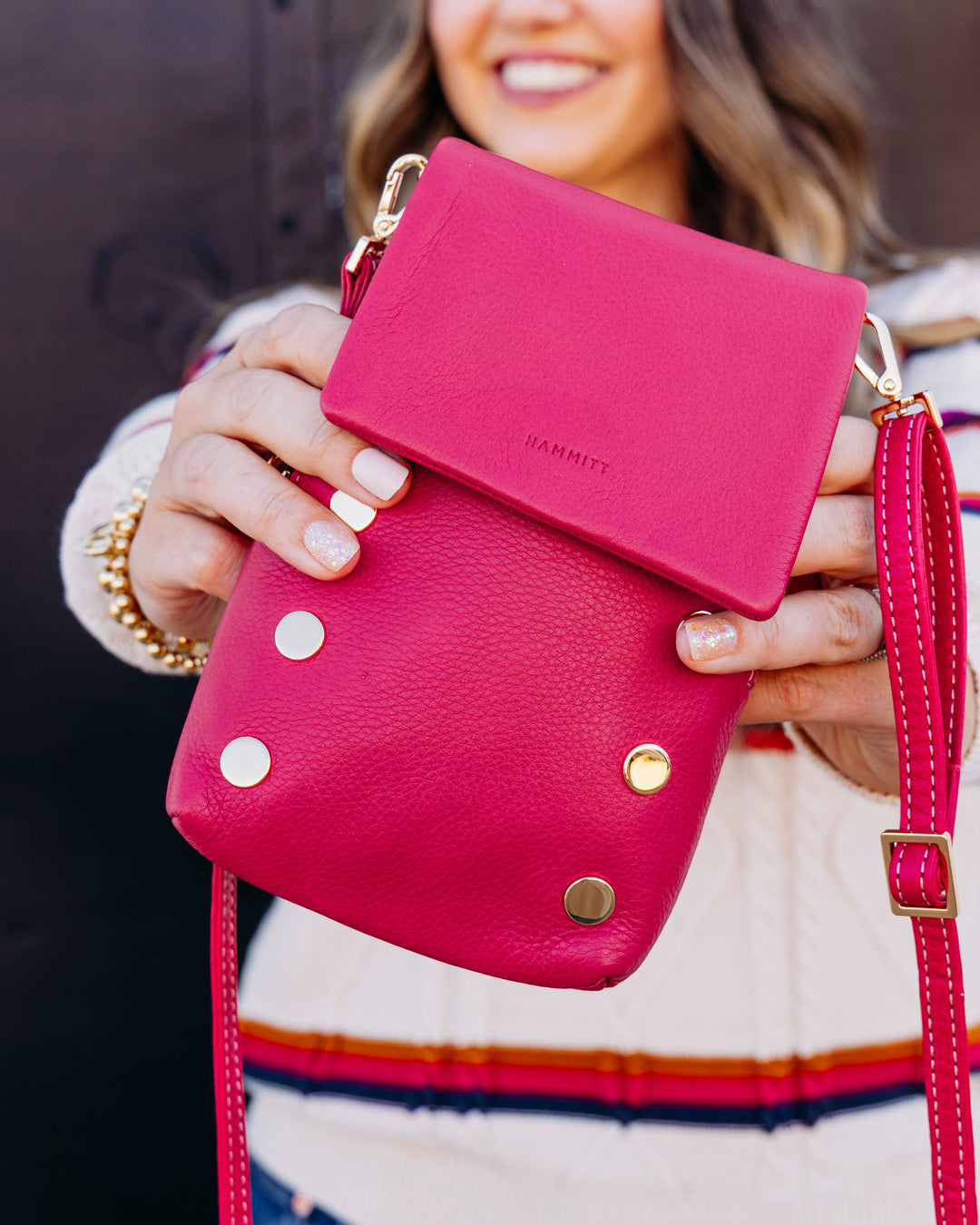 Hammitt: Vip mobile – calypso pebble/gold