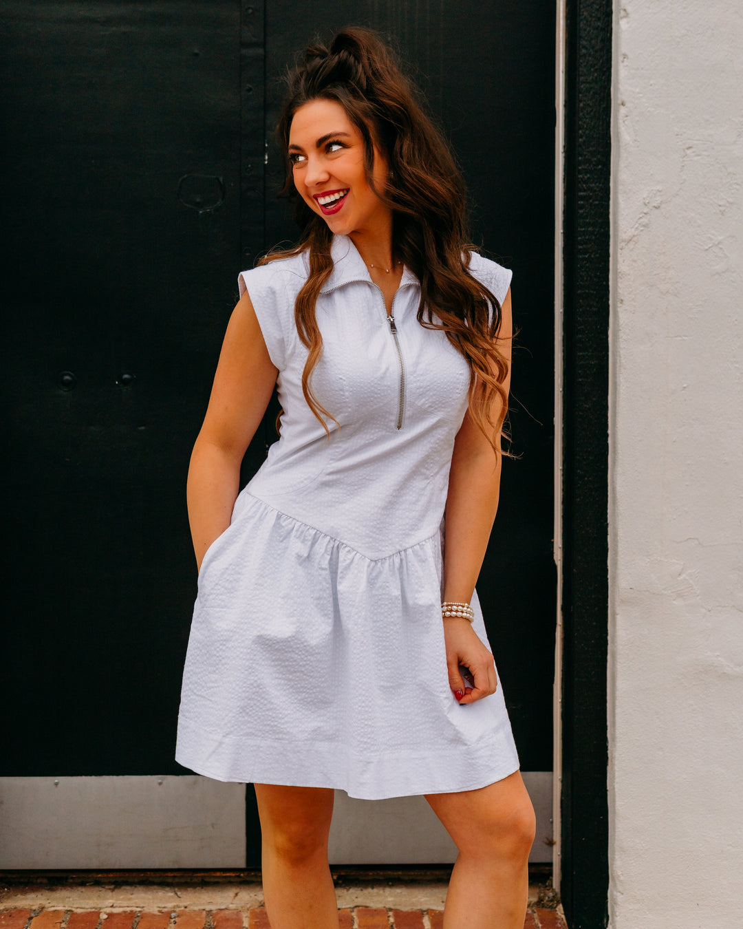 Steve Madden: Gracyn Dress in White (SA14121)