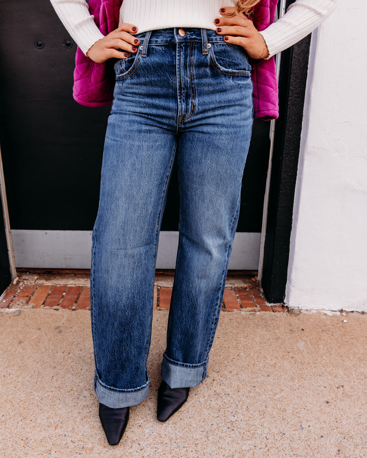Pistola: Larsen Relaxed Flare in Daring Darng (P00016650)