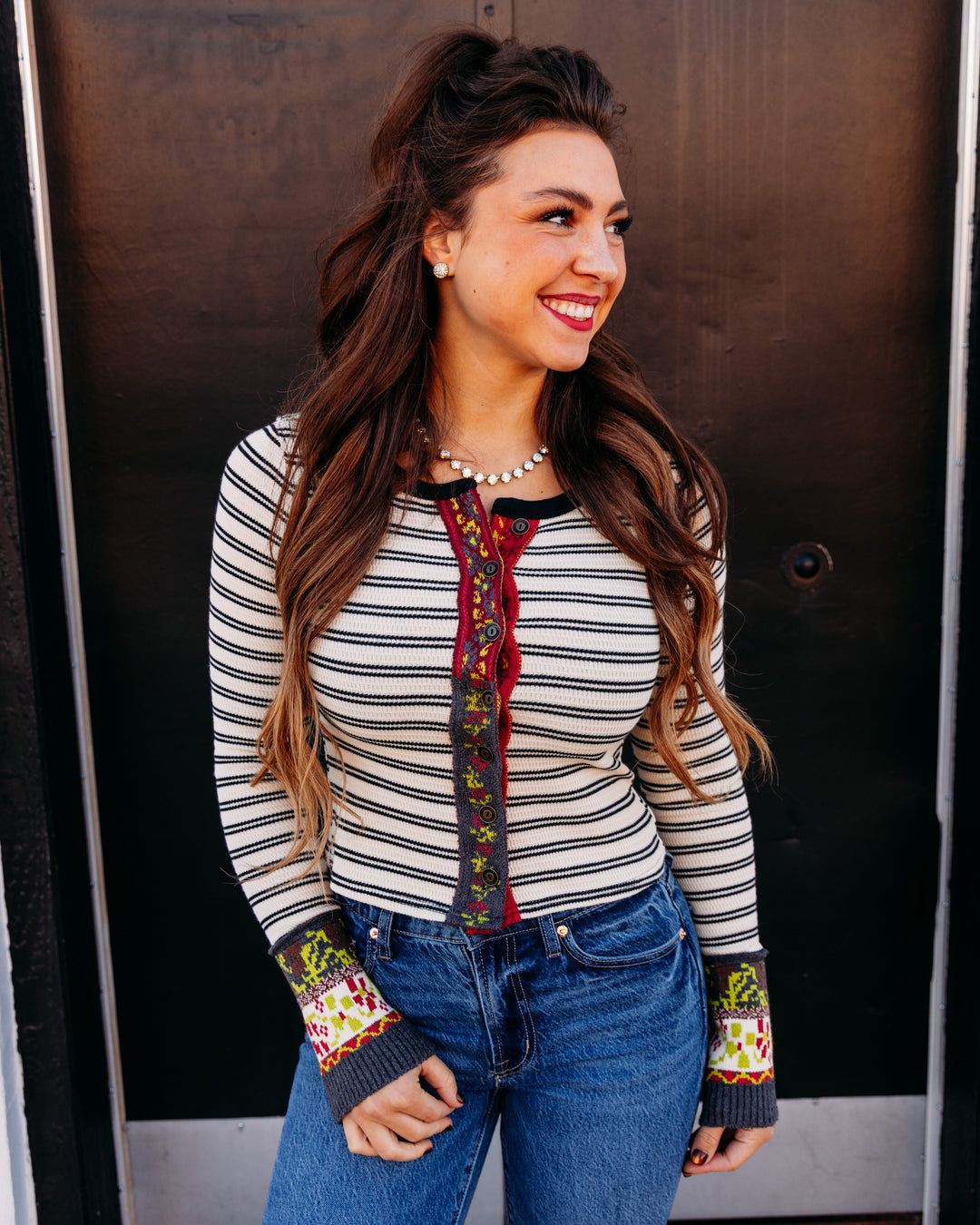 Free People: NOA CARDIGAN in Tea Combo (FP-OB2563678-1103)