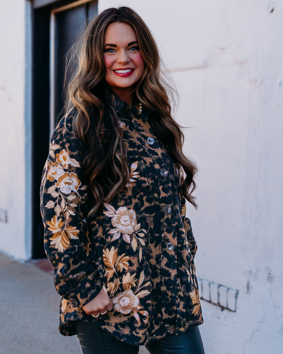 Johnny Was: Oversized Shirt Jacket in Floron Jacquared - The Vogue Boutique