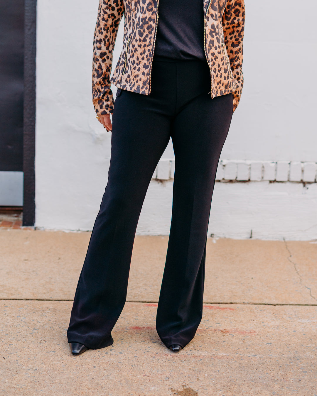 Joseph Ribkoff:Classic Flared Pant in Black 163099NOS - The Vogue Boutique