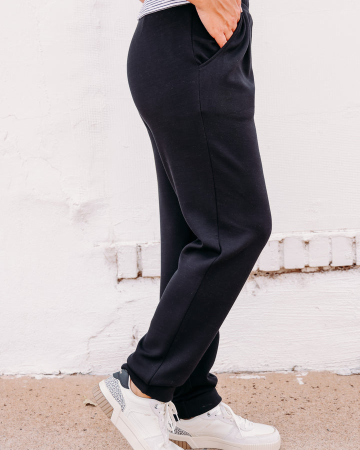 Varley: The Rolled Cuff Pant 28.5 in Black (VAR02059)