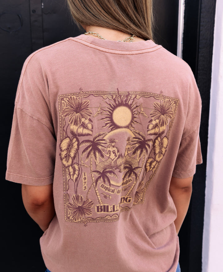 Billabong: Hello Sundown Tee in Sugar Almond (BL000869W)