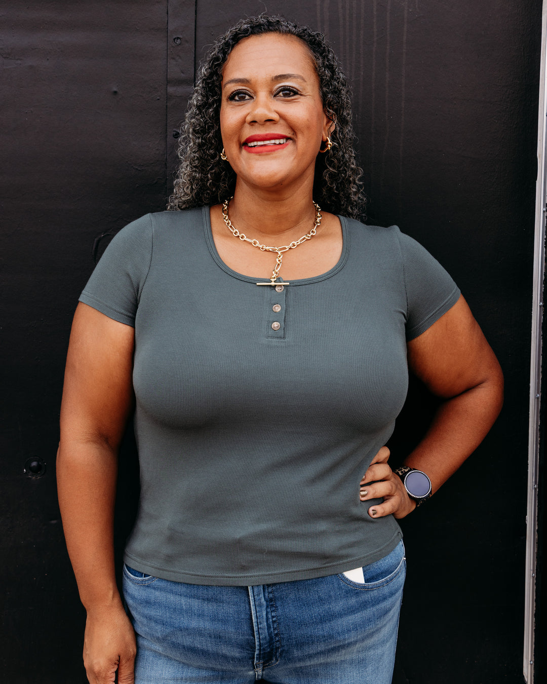 Thread & Supply: Evanore Top in Urban Chic (T8758MSTS)