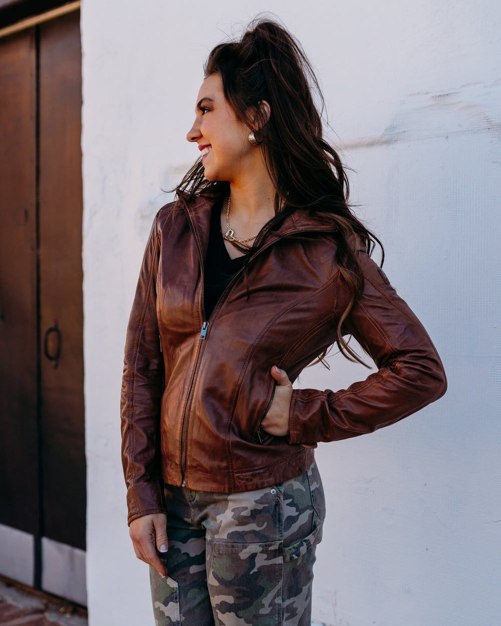 Mauritius: Jolah Jacket In Whiskey - The Vogue Boutique