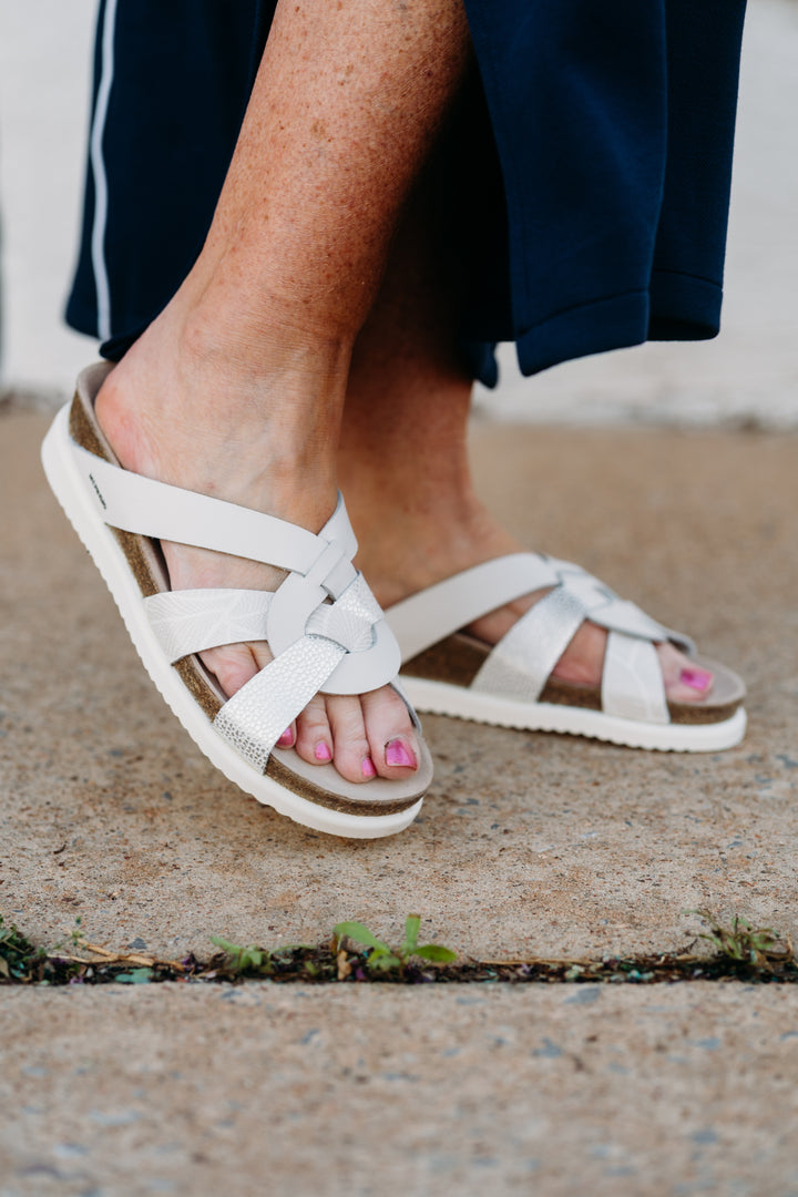 Mephisto: Halix Sandal in Silver - The Vogue Boutique