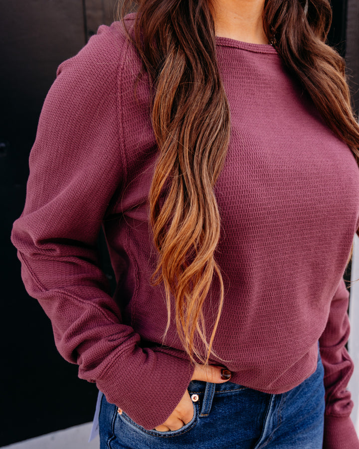 Free People: JESS LONG SLEEVE in DIONYSUS (FP-OB2291593-5760)