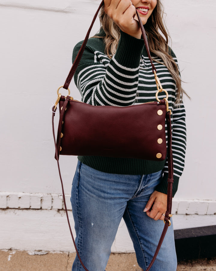 Hammitt: Kyle Handbag in Cherrywood Pebble