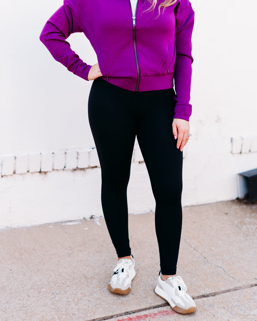Glyder: High Waist Black Pure Leggings - The Vogue Boutique