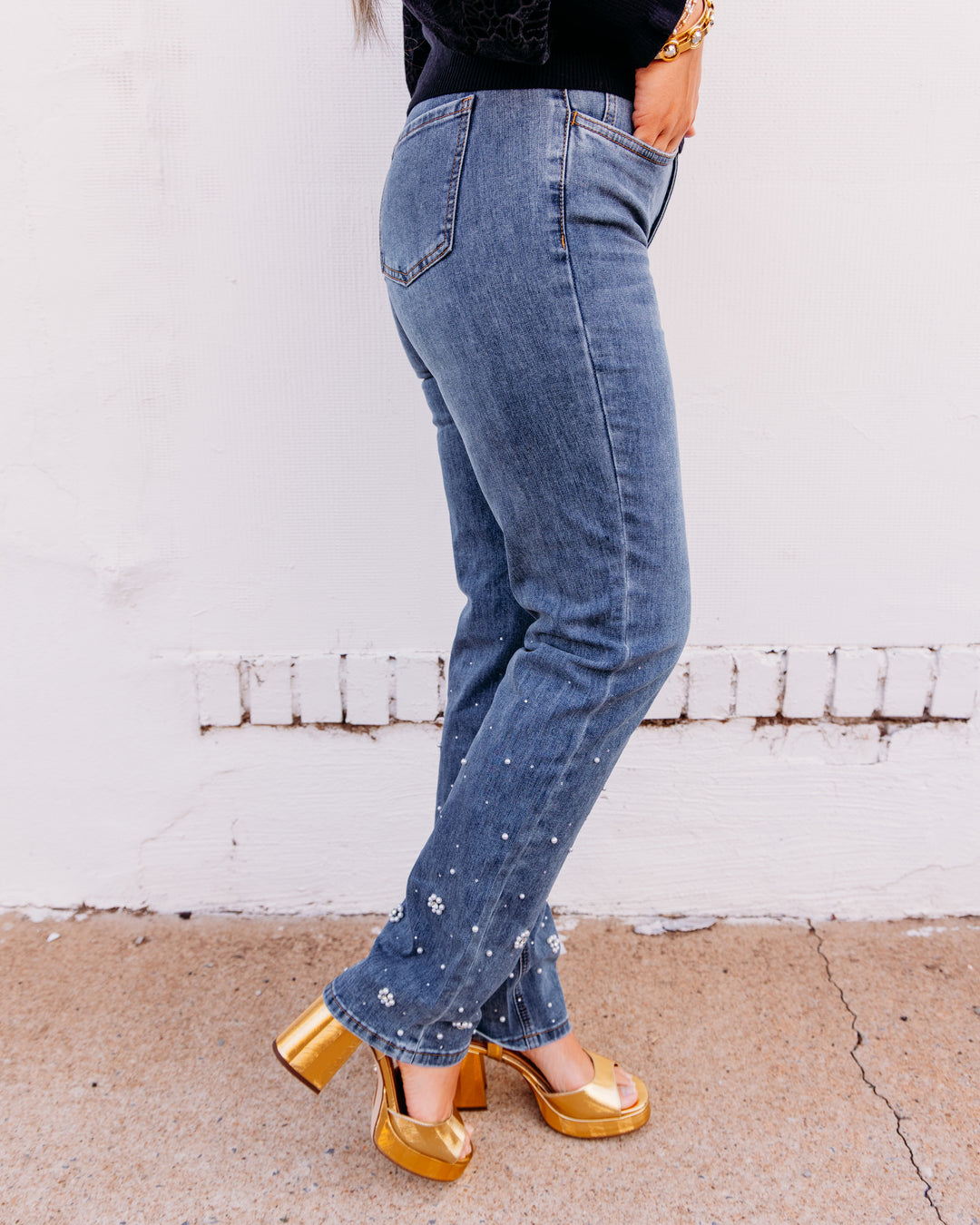 French Dressing: Olivia Straight Leg in Medium Wash (2062779)
