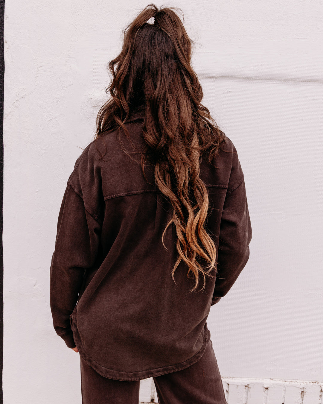 Z Supply: All Day Knit Jacket in Dark Chocolate