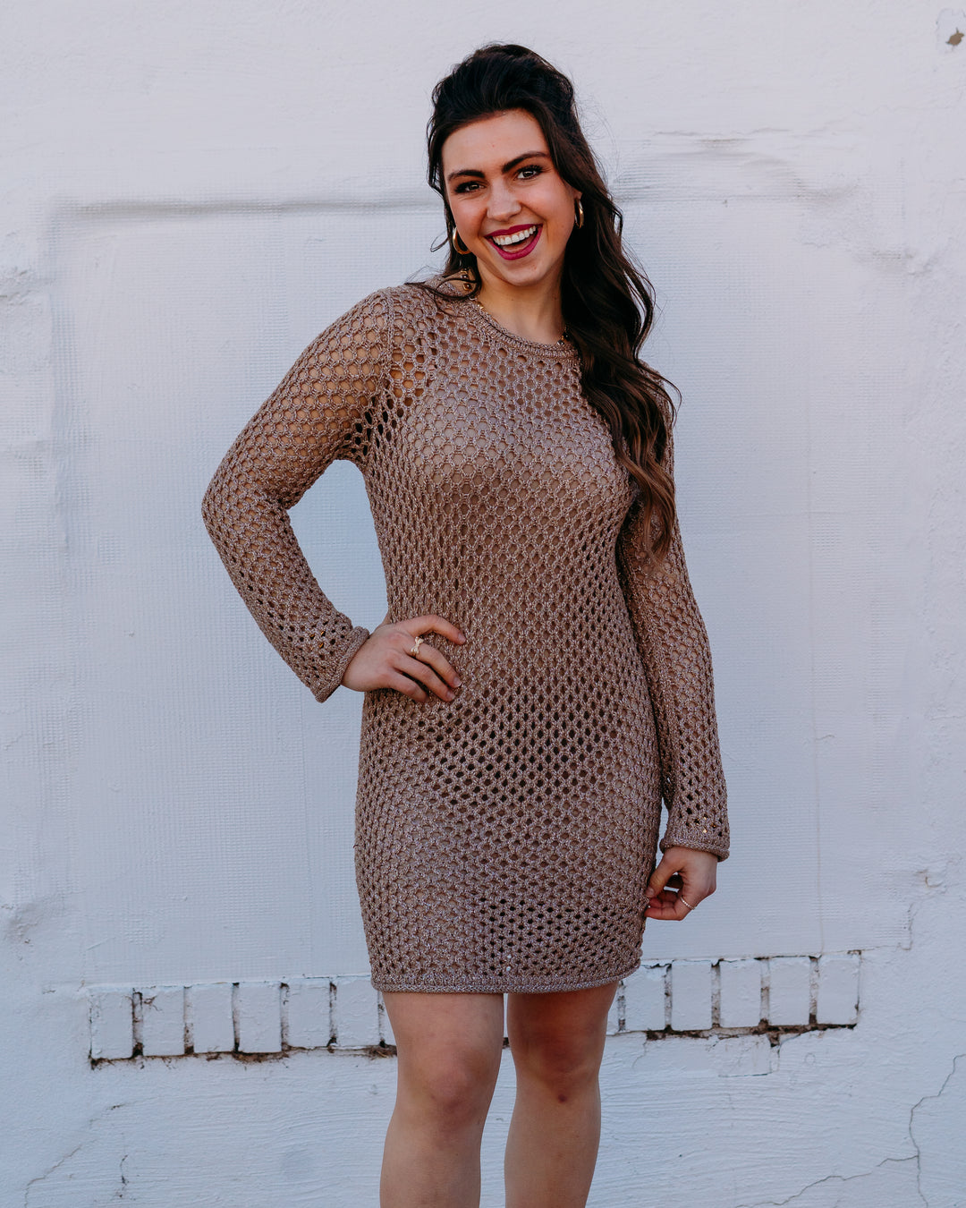 Z Supply Calabria Shimmer Crochet Dress