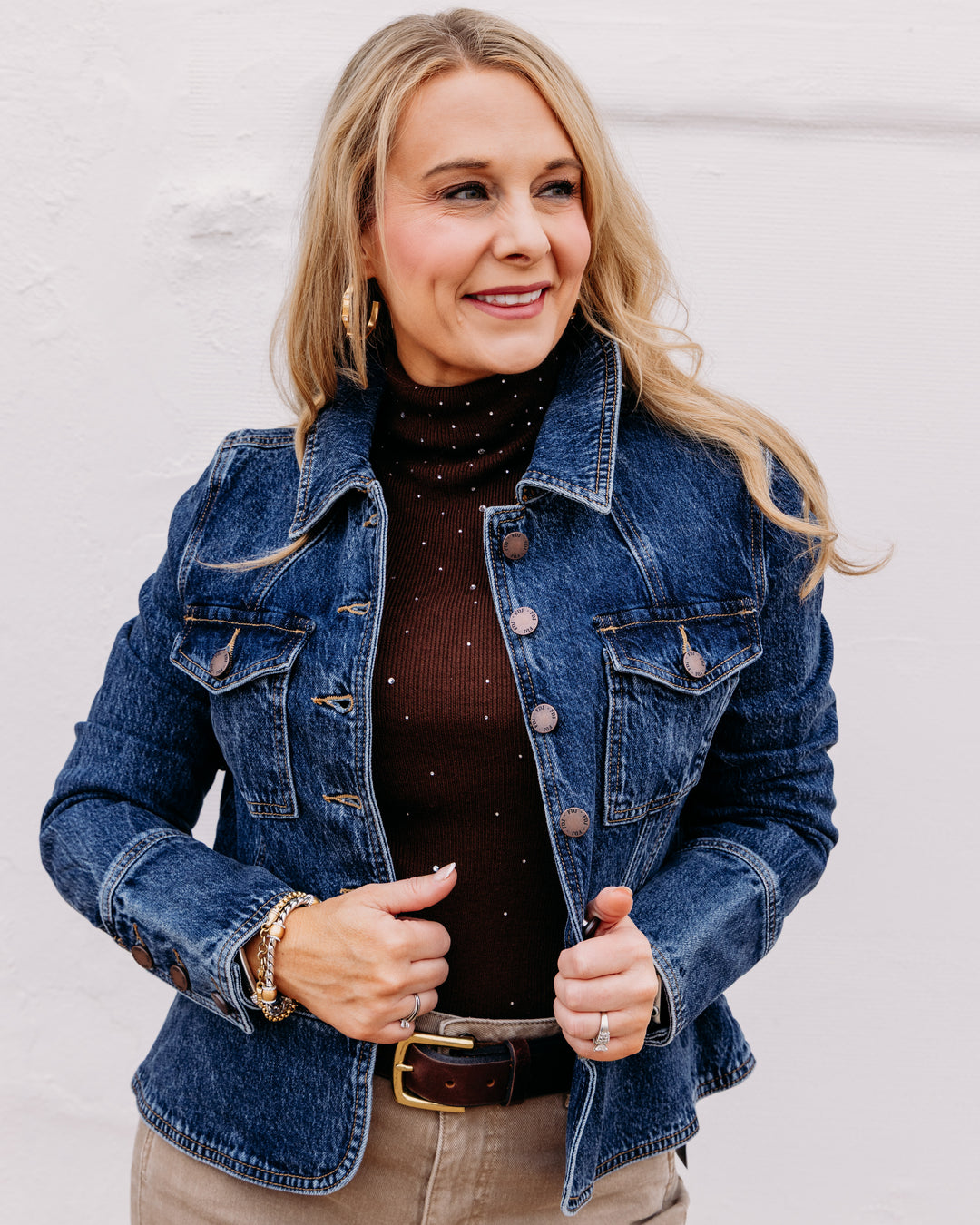 French Dressing Jeans: Utility Jacket Med in Dark Blue (10022225)
